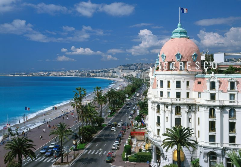 Promenade des Anglais Nicee Kordonboyu