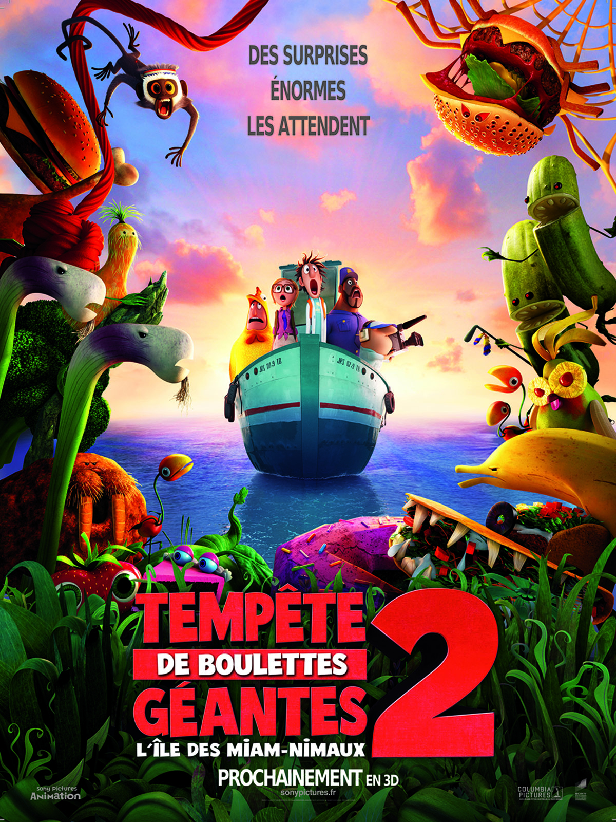 Tempete De Boulette Geante Streaming Tempête de boulettes géante 2 - l'île des miam-nimaux - film d