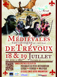 Affiche 2015 Les Rives du Temps - Médiévales de Trévoux Affiche 2015 Les Rives du Temps - Médiévales de Trévoux