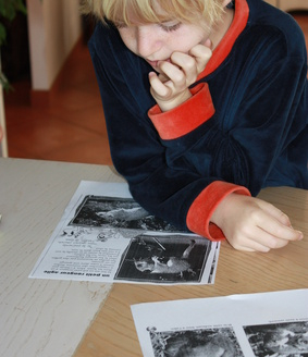 Devoirs avec baby-sitter