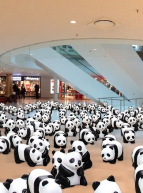 1 600 pandas à Beaugrenelle