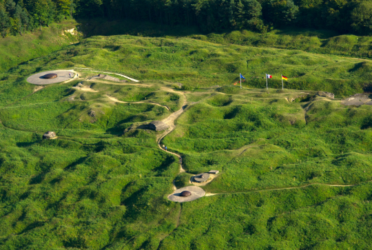Champ de bataille de Verdun à vélo