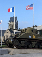 Airborne Museum Sainte-Mère-Église : tank