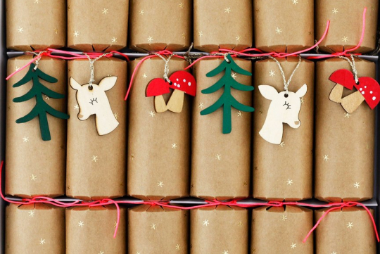 Des crackers sur la table