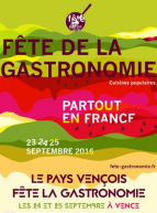 Fête de la gastronomie du Pays Vençois 2016