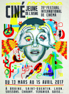 Affiche Festival International Ciné-Jeune de l'Aisne 2017