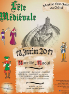 Fête médiévale 2017 à la Motte féodale du Châtel