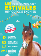 Les Estivales de l'Hippodrome d'Enghien 2018 - Affiche