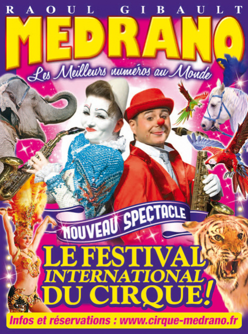 Medrano - Affiche du Festival International du Cirque