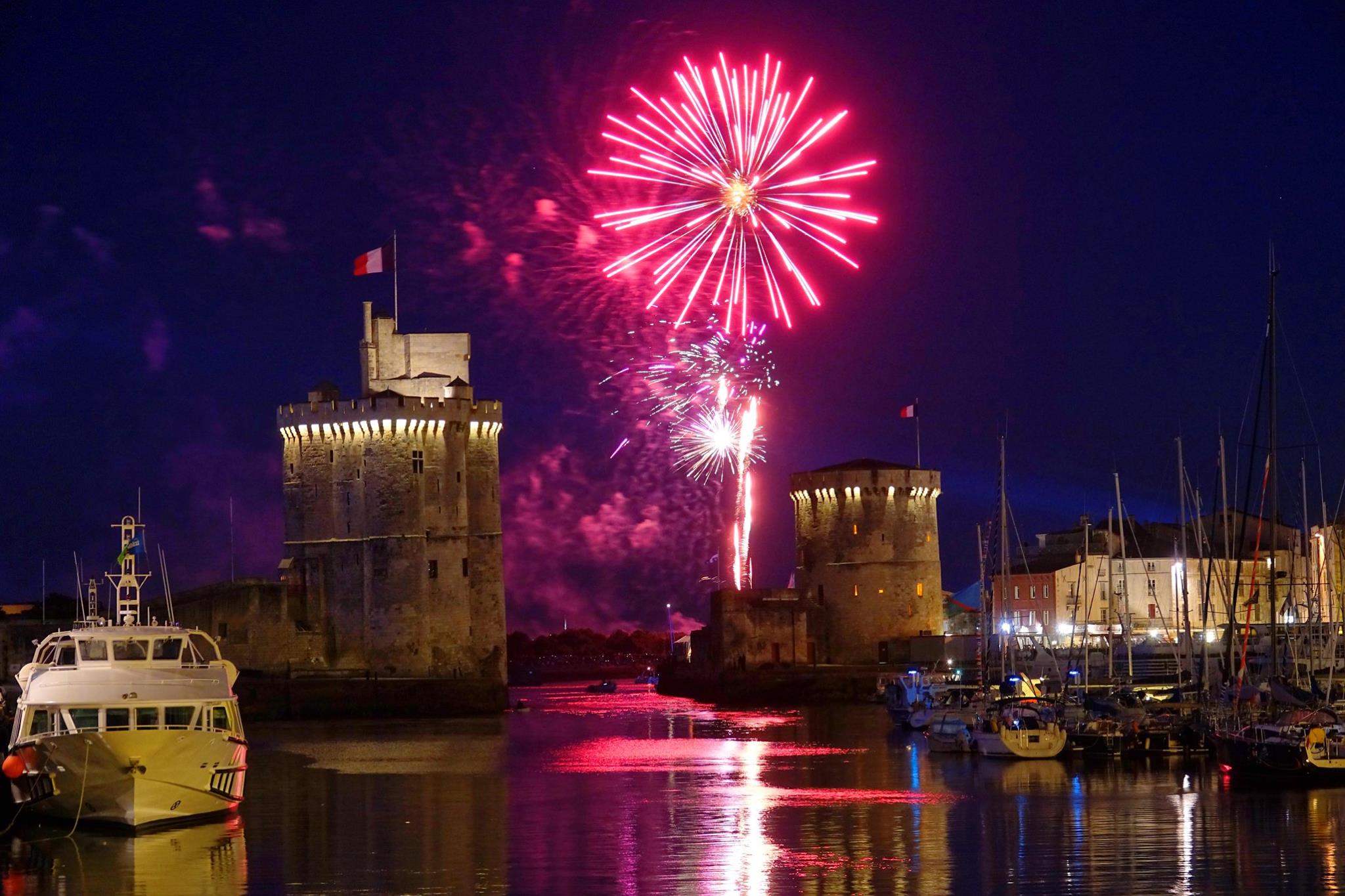 Feux d'artifice du 14 juillet 2025 à La Rochelle en famille Citizenkid