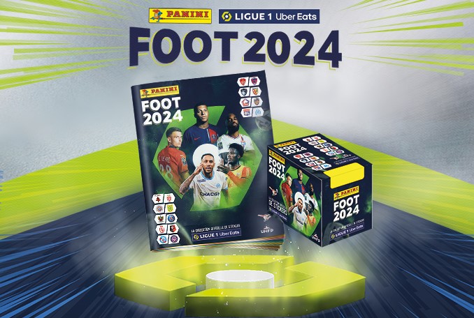 FOOT 2024 - Boîte de 50 pochettes (soit 250 stickers)