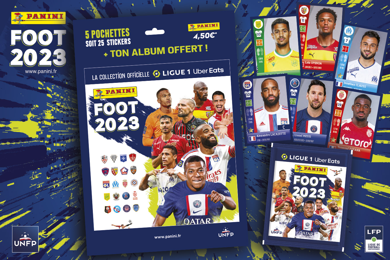  Pochettes Panini Foot 2023 Ligue 1