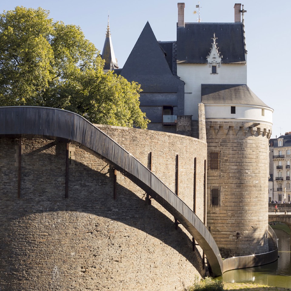 Paysage glissé toboggan au Château des Ducs Nantes Citizenkid