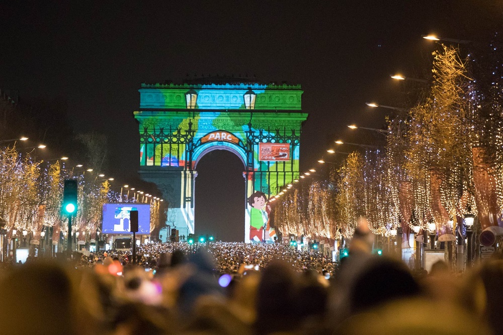 Réveillon sur les ChampsElysées (Paris) en famille le 31 décembre 2019