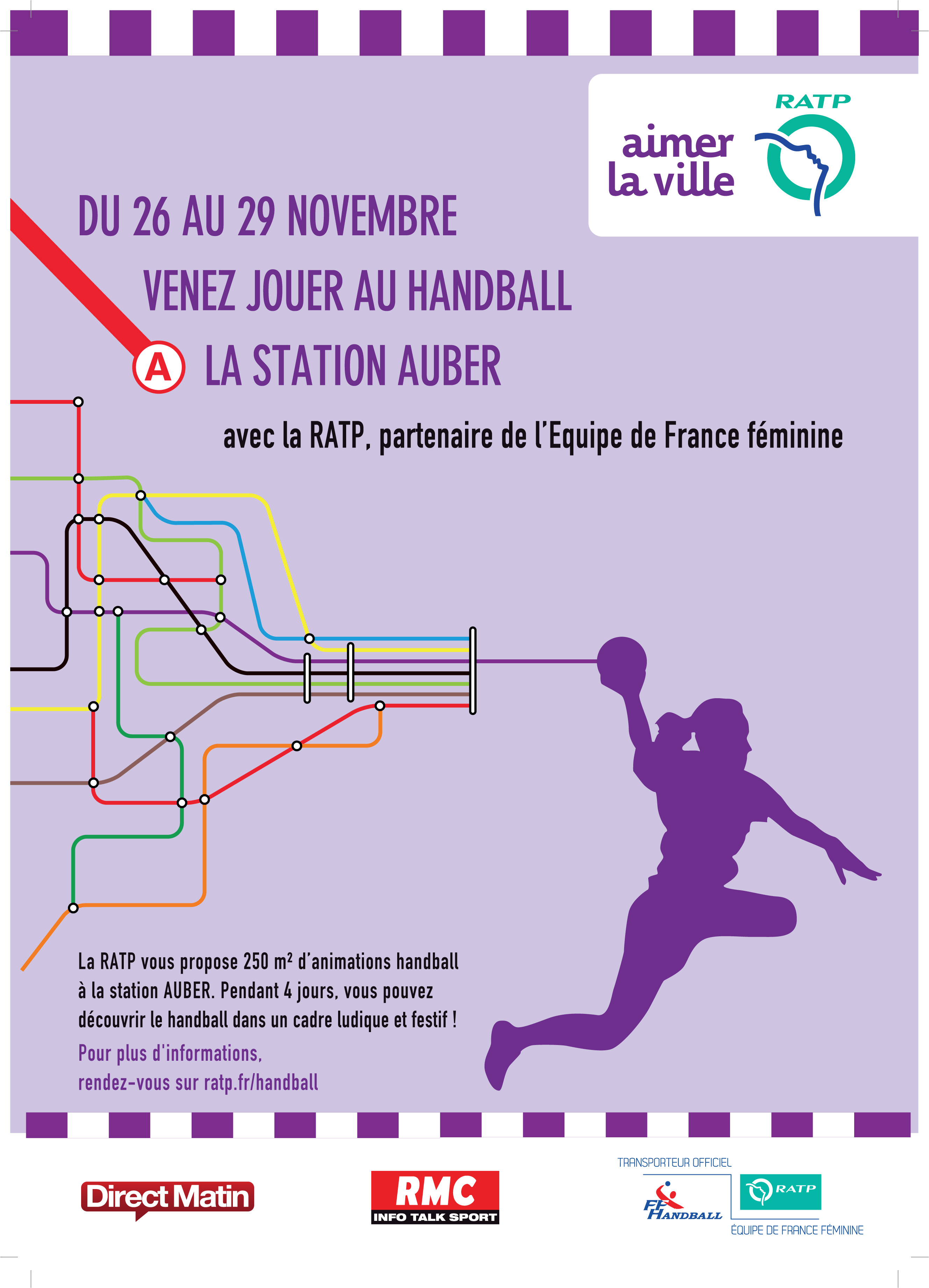 Venez Jouer Au Handball Avec La Ratp A La Station Auber Paris Citizenkid Venez Jouer Au Handball Avec La Ratp A La Station Auber Paris Citizenkid