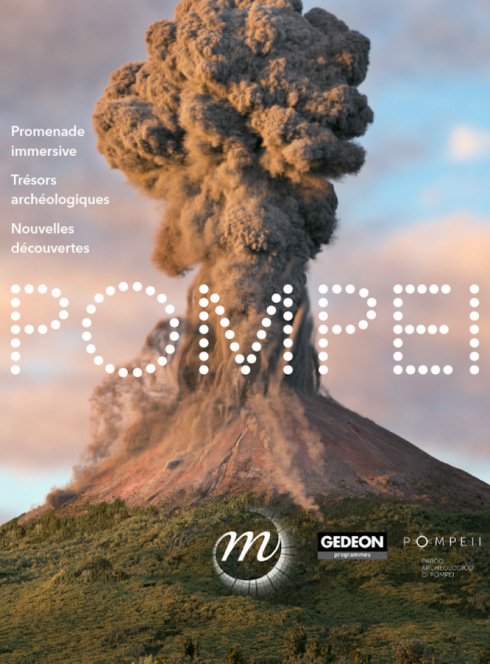 Expo Pompéi au Grand Palais : affiche