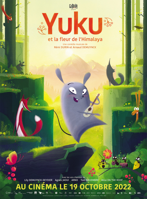 Yuku et la fleur de l'Himalaya - affiche