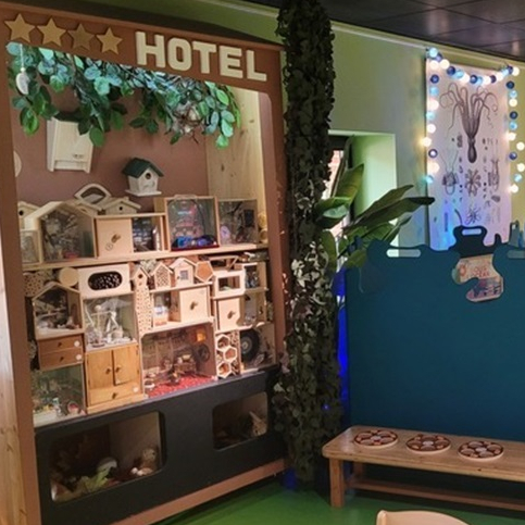 Atelier sur les mini-mondes pour les tout-petits au Muséum de Toulouse