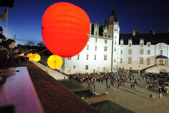 Rando de Noël aux lampions en famille