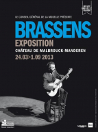 Brassens - expo au Château de Malbrouck
