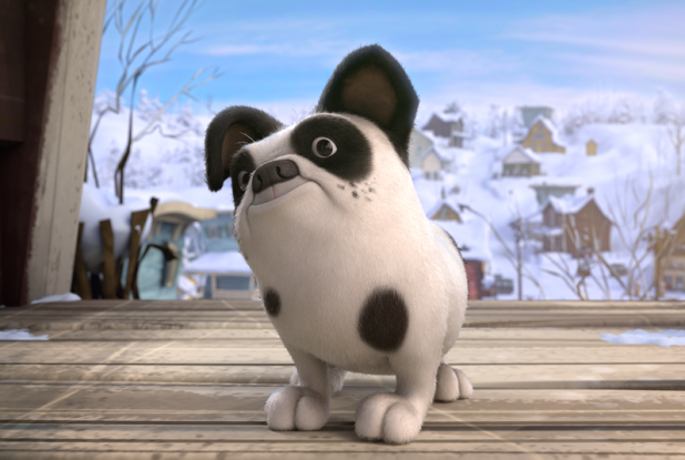 La Bataille géante de boules de neige 2 - L'incroyable course de luge : chien