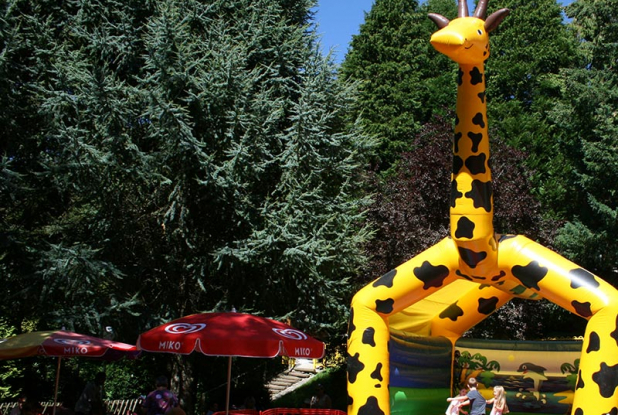 Girafe gonflable