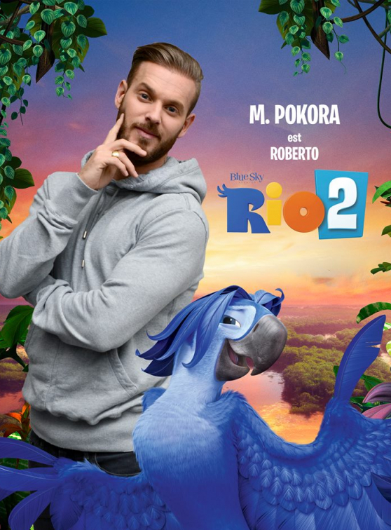 Matt Pokora, voix de "Rio 2"