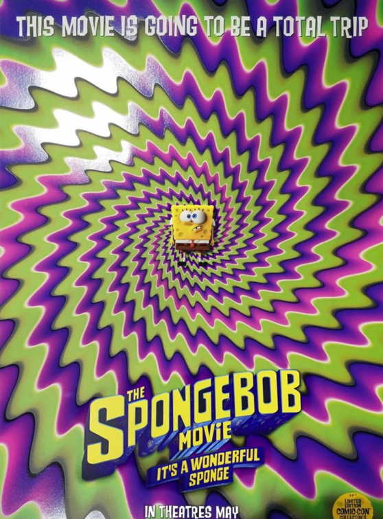 Bob l'éponge - Le film : Éponge en eaux troubles - Affiche teaser US