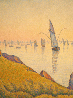 Concarneau par Signac (détail)