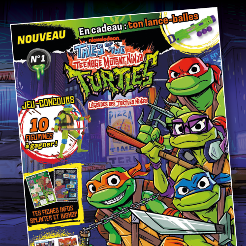Gagnez le NOUVEAU magazine Panini Tortues Ninja