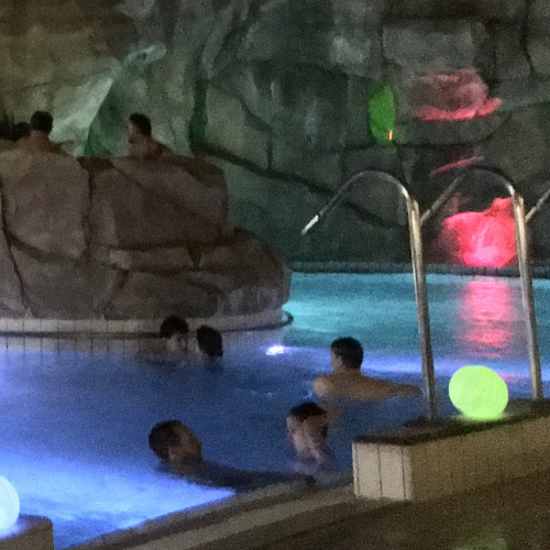 Baignade musicale à Royatonic