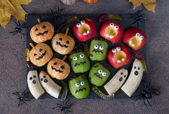 Recettes Halloween - Fruits décorés