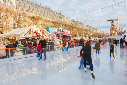Marché de Noël et patinoire des Tuileries