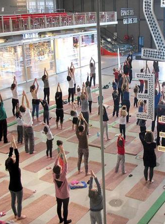 Yog'art, le yoga du Centre Pompidou