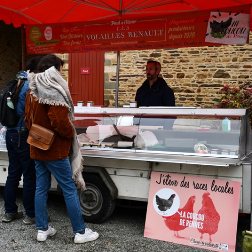 Marché des producteurs à l'Écomusée de la Bintinais
