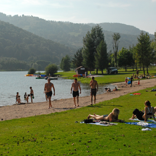Camping base de loisirs lac de la Moselotte Lorraine