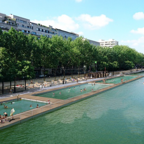 Base nautique de la Villette - Baignade