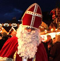 Saint Nicolas à la maison natale Charles de Gaulle