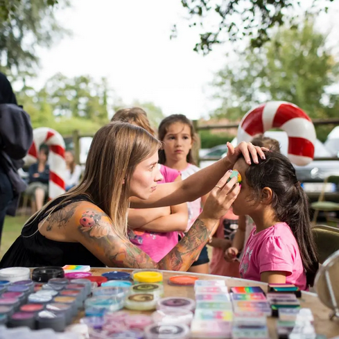 La Pavane festival : maquillage enfants