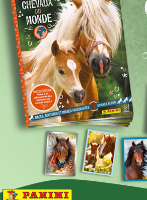 Gagnez un album et des stickers PANINI "Chevaux du Monde"