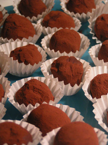 Truffes en chocolat