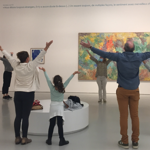 Yoga famille Musée Fabre