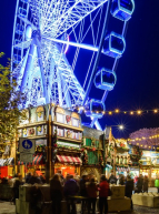 Grande roue de Noël à Colmar