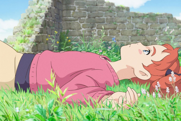 Mary et la fleur de la sorcière - Mary dans l'herbe