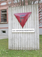 Musée de la Résistance : triangle rouge déportés résistants