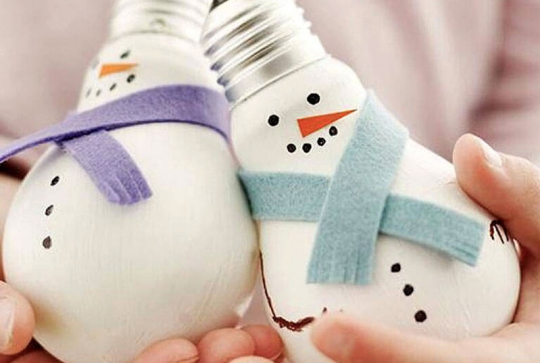 Boule de Noël ampoule