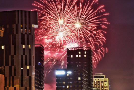 Strasbourg feu artifice