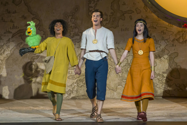 Les Mystérieuses Cités d'Or spectacle musical - Estéban, Zia et Tao