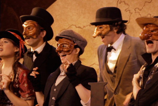 Le Tour du monde en 80 jours - Cie Mascarade : dans le train du Far West