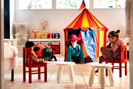 Chapiteau pour jouer